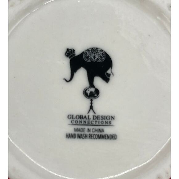 3D Global Design Kate Williams Christmas Mug with Tree Red & White Polka Dots - Picture 3 of 8